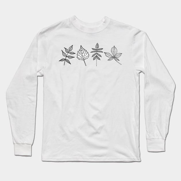 Bundle of leaves Long Sleeve T-Shirt by ckai